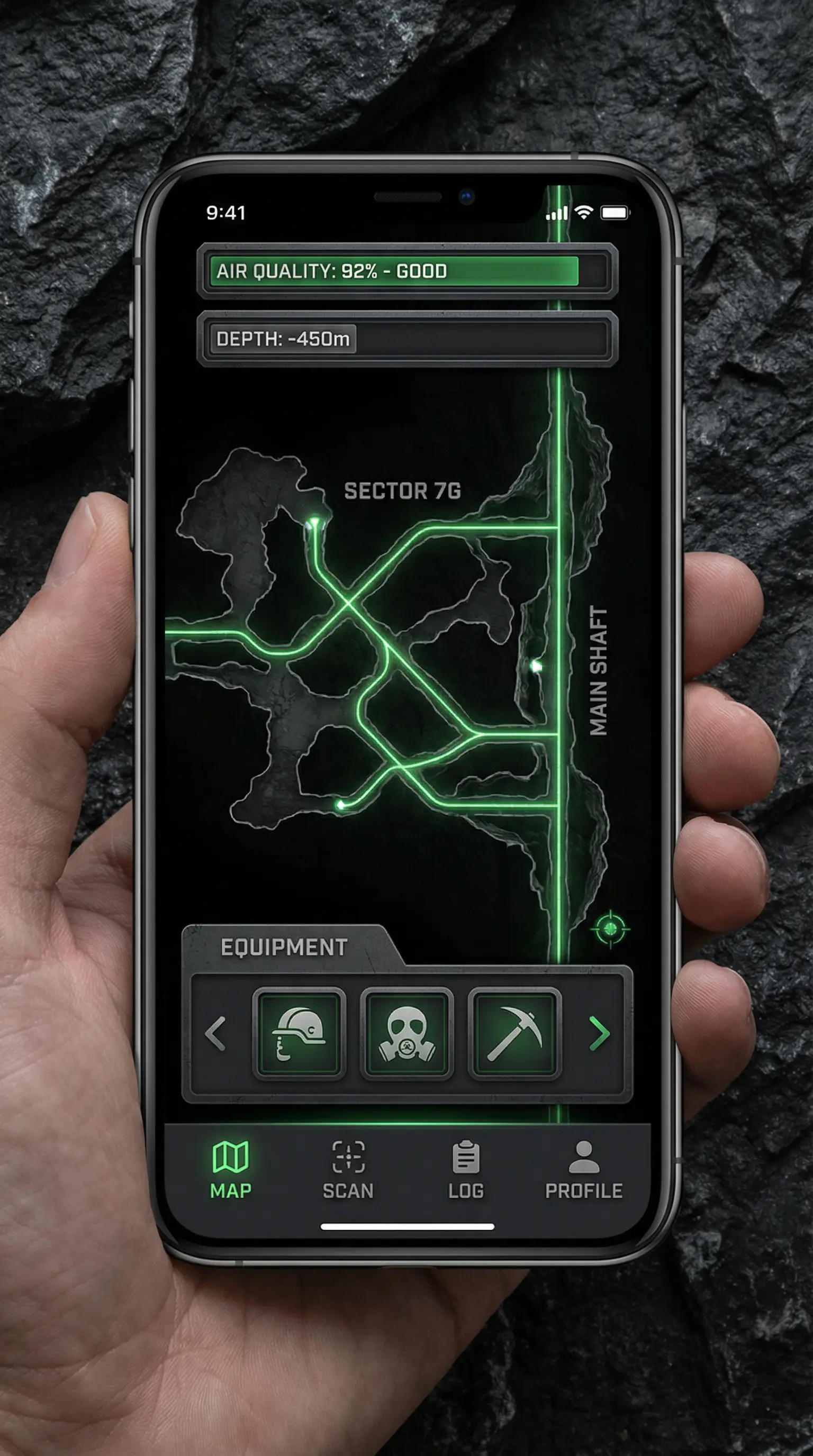AW2移动勘探终端APP界面截图 - 暗网 - 档案访问界面